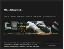 Tablet Screenshot of mikestattooz.co.uk